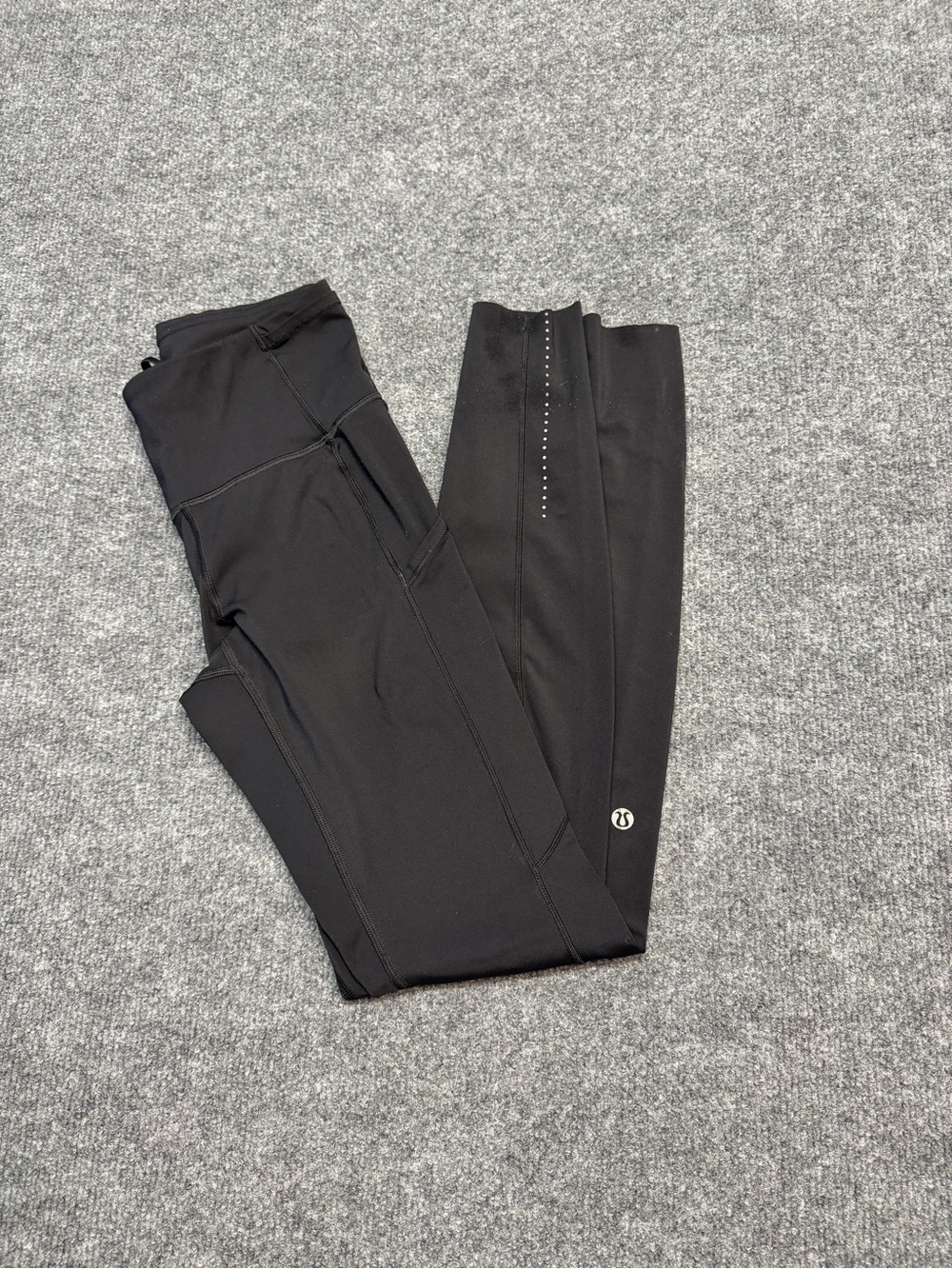 lululemon athletica Black High-Rise Reflective Leggings